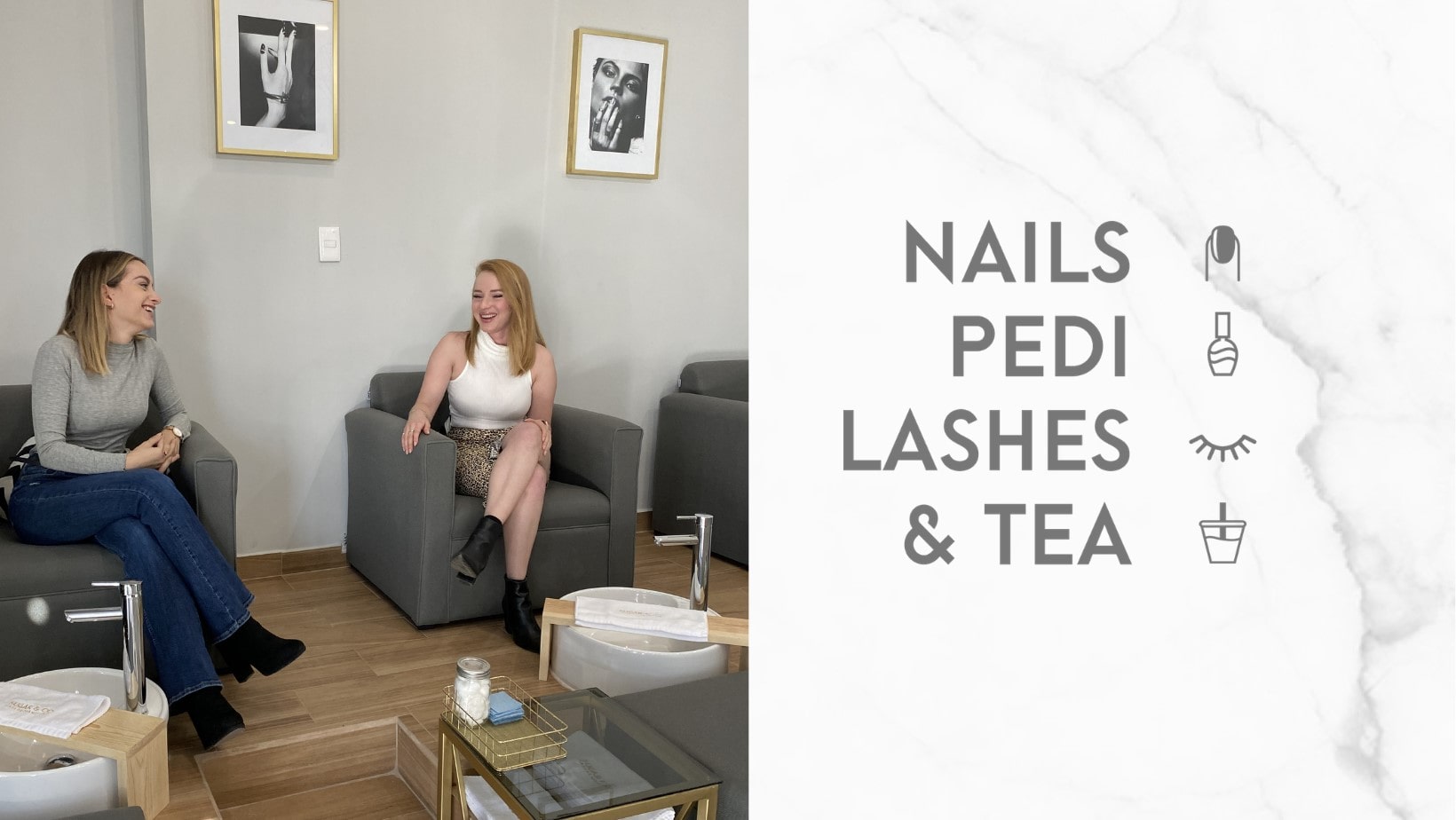 Nails, Pedi, Lashes & TEA